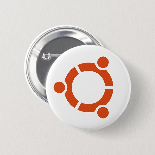 Ubuntu Logo Button (Voorkant /achterkant)