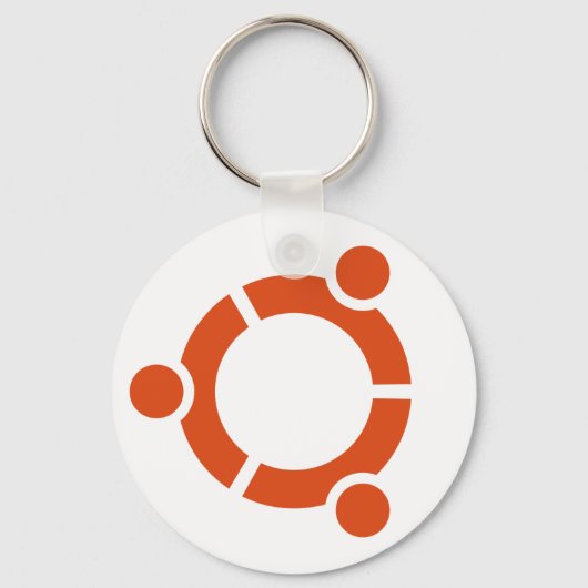 Ubuntu Logo Sleutelhanger (Voorkant)
