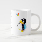 Ubuntu-mok met Windows met Tux-staal Grote Koffiekop (Rechts)