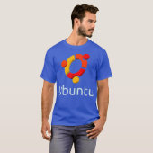 Ubuntu Os  Linu Tu Penguin Tee T-shirt (Voorkant volledig)