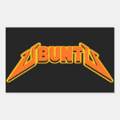 Ubuntu Rock Parodie Logo Sticker (Voorkant)