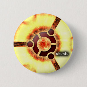 Ubuntu Ronde Button 5,7 Cm