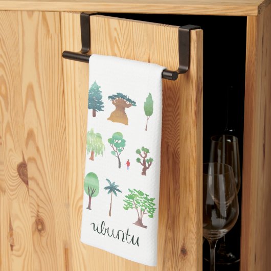 Ubuntu Tree Kitchen Towel Theedoek (Derde Gevouwen)