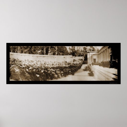 UC Berkeley Gradution Photo 1906 Poster (Voorkant)