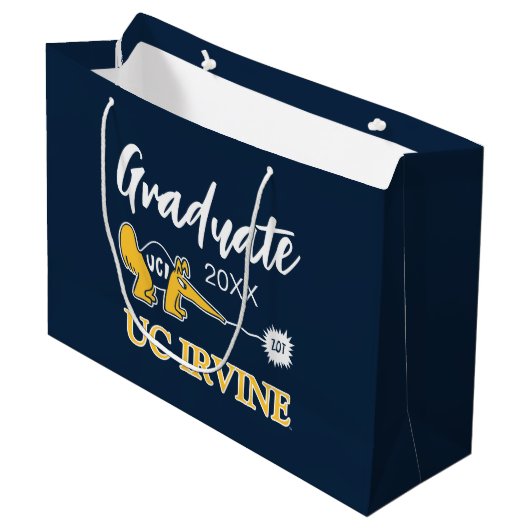 UC Irvine | UCI Anteaters Zot! Groot Cadeauzakje (Voorkant Gekanteld)