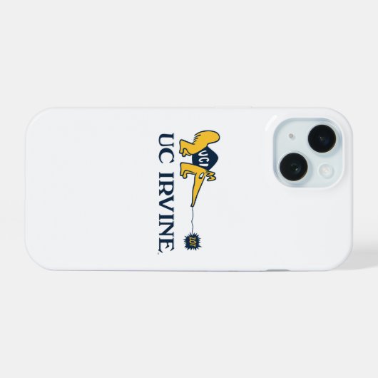 UC Irvine | UCI Anteaters Zot! iPhone 15 Case (Achterkant horizontaal)