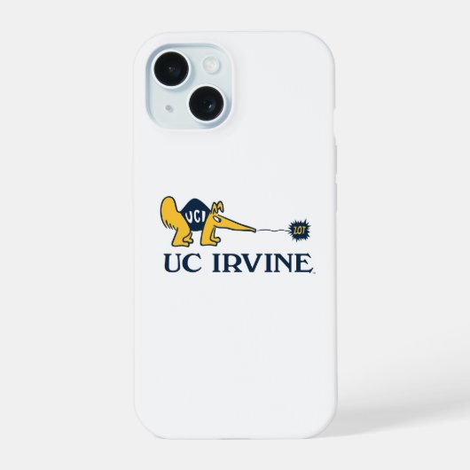 UC Irvine | UCI Anteaters Zot! iPhone 15 Case (Achterkant)