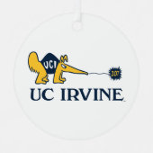 UC Irvine | UCI Anteaters Zot! Metalen Ornament (Voorkant)