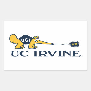 UC Irvine UCI Anteaters Zot! Rechthoekige Sticker