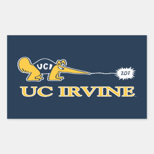 UC Irvine UCI Anteaters Zot! Rechthoekige Sticker