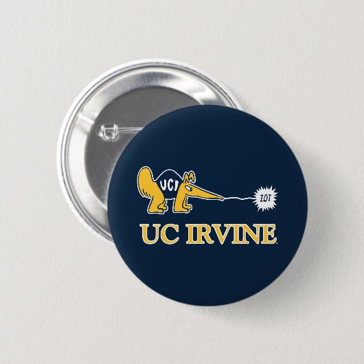 UC Irvine | UCI Anteaters Zot! Ronde Button 5,7 Cm (Voorkant /achterkant)