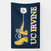 UC Irvine | UCI Anteaters Zot! Spandoek (Verticaal)