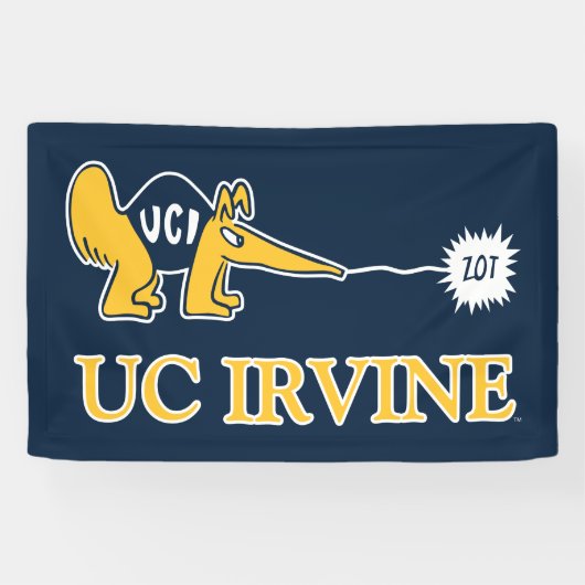 UC Irvine | UCI Anteaters Zot! Spandoek (Horizontaal)
