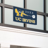 UC Irvine | UCI Anteaters Zot! Spandoek (Buitenkant Gebouw)