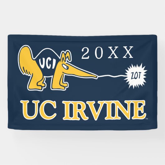 UC Irvine | UCI Anteaters Zot! Spandoek (Horizontaal)