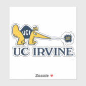 UC Irvine | UCI Anteaters Zot! Sticker (Vel)