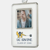 UC Irvine | UCI Anteaters Zot! Verzilverd Omlijst Ornament (Links)