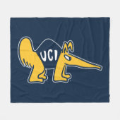 UC Irvine | UCI-voorverwarmers Fleece Deken (Voorkant (Horizontaal))