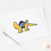 UC Irvine | UCI-voorverwarmers Ovale Sticker (Envelop)