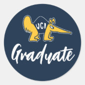 UC Irvine | UCI-voorverwarmers Ronde Sticker (Voorkant)