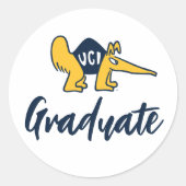 UC Irvine | UCI-voorverwarmers Ronde Sticker (Voorkant)