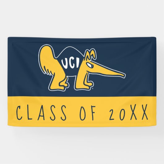 UC Irvine | UCI-voorverwarmers Spandoek (Horizontaal)