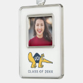 UC Irvine | UCI-voorverwarmers Verzilverd Omlijst Ornament (Links)