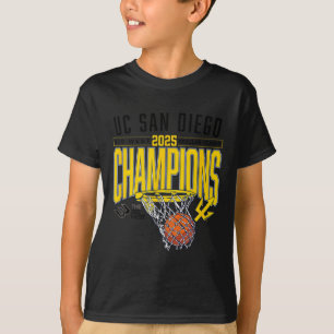 Uc San Diego Tretons 2025 Regulier Seizoen Basketb T-shirt