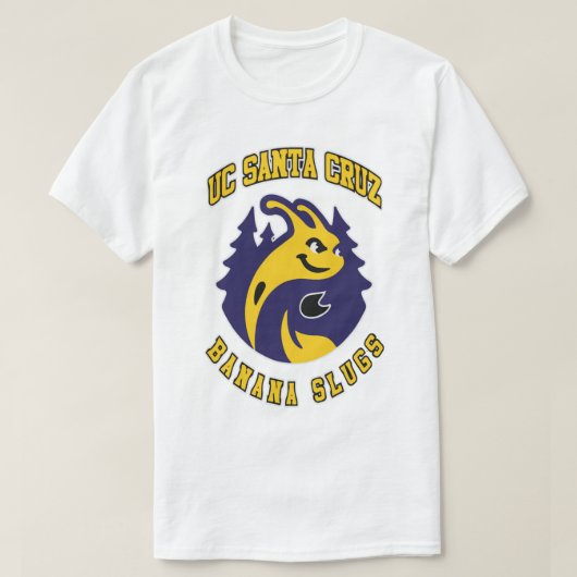 UC SANTA CRUZ - BANANA SLUGS T-SHIRT (Design voorkant)