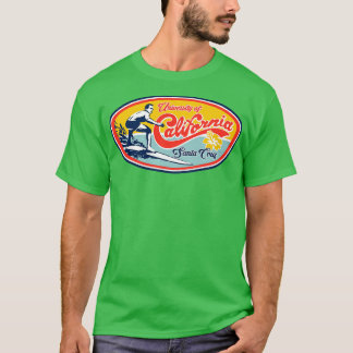 UC UCSC Classic Surfer Design T-shirt