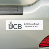 UCB BRAT - German Shepherd - Bumpersticker (Op auto)