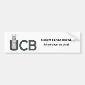 UCB BRAT - German Shepherd - Bumpersticker (Voorkant)
