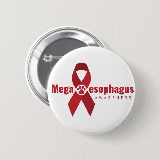 UCB ME Awareness Ribbon Button (Voorkant /achterkant)
