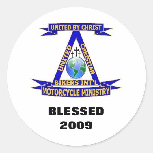 UCBI Bike Blessing Sticker 2009 (Voorkant)