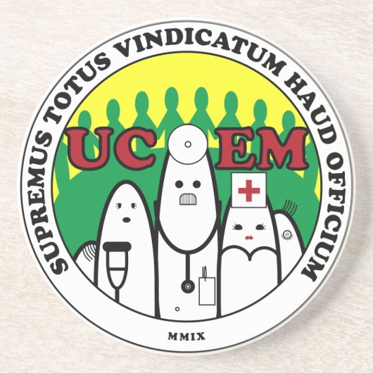 UCEM-Onderzetter Zandsteen Onderzetter (Voorkant)