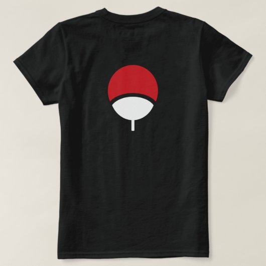 Uchiha Clan voor vrouwen T-shirt (Design achterkant)