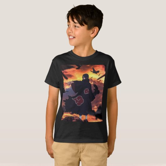 Uchiha Itachi T-shirt (Voorkant volledig)