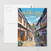 Uchiko-steeg Japan Briefkaart (Voorkant / Achterkant)