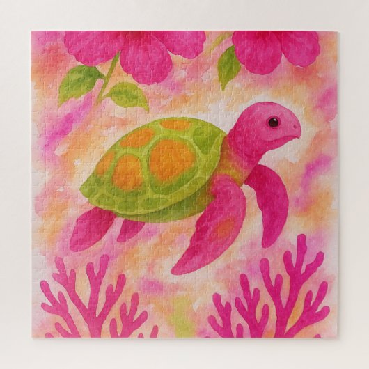 Uchinanchu Zee Turtle Legpuzzel (Verticaal)