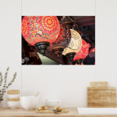 Uchisar, Kleurrijk, Mozaïek Lampen Poster (Keuken)