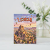 Uçhisar Turkije Briefkaart (Staand voorkant)