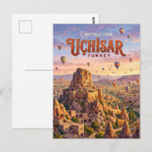 Uçhisar Turkije Briefkaart (Voorkant / Achterkant)