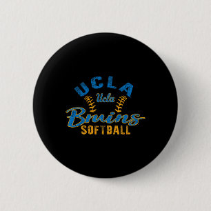 Ucla Bruins Softbal Antiek Officieel Gelicentieerd Ronde Button 5,7 Cm