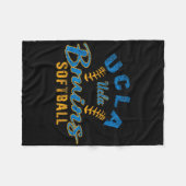 Ucla Bruins Softll Vintage Officially Licensed  Fleece Deken (Voorkant (Horizontaal))