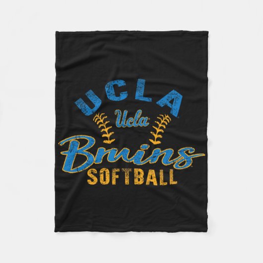 Ucla Bruins Softll Vintage Officially Licensed  Fleece Deken (Voorkant)