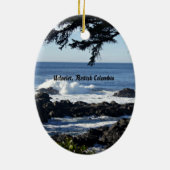 Ucluelet, Brits-Columbia Keramisch Ornament (Achterkant)