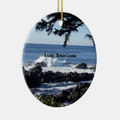 Ucluelet, Brits-Columbia Keramisch Ornament (Rechts)
