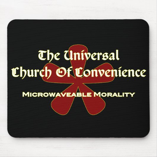 UCOC-microgolf - donker Muismat (Voorkant)