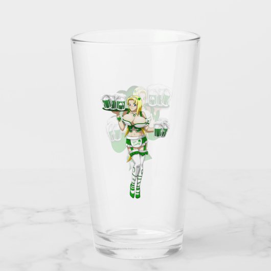 Ucogi Beergirl Glass Cup Glas (Achterkant)