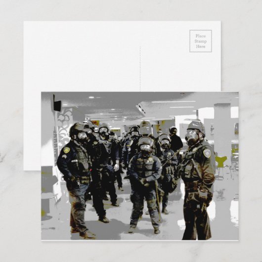 UCPD te Lunch Briefkaart (Voorkant / Achterkant)